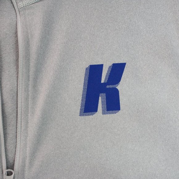 The North Face Sweater Mens Gray Large Quarter Zip Fleece Jacket Pullover - Picture 8 of 12